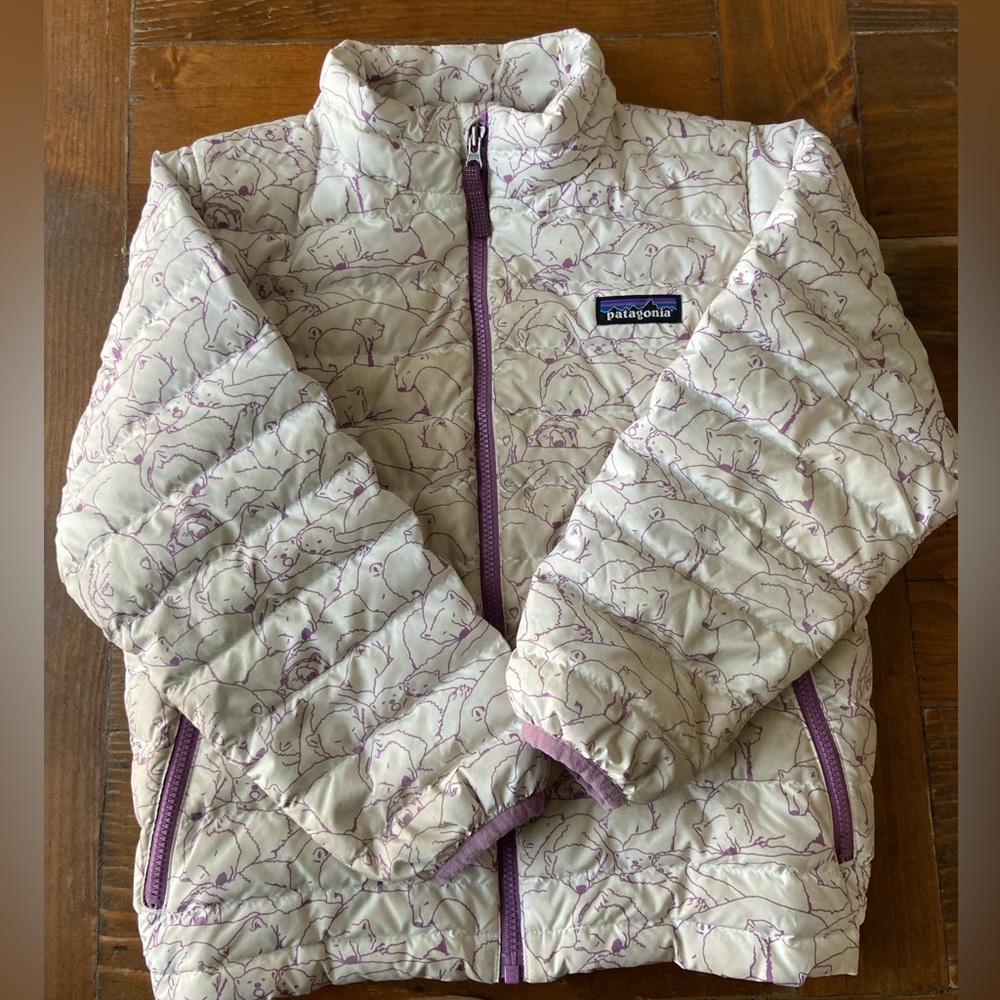 Girls down sweater puffy coat PATAGONIA